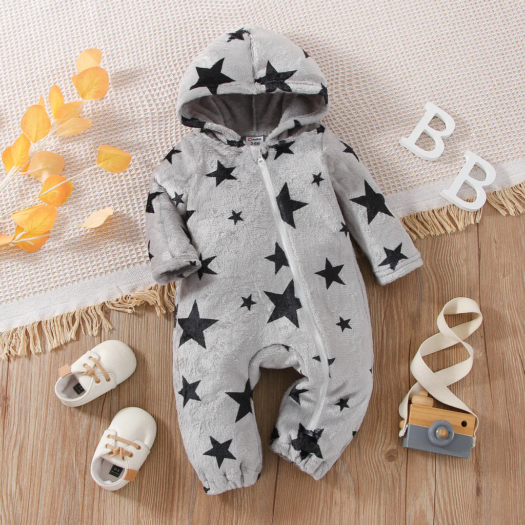 Baby Girl Long Sleeve Thermal Jumpsuit